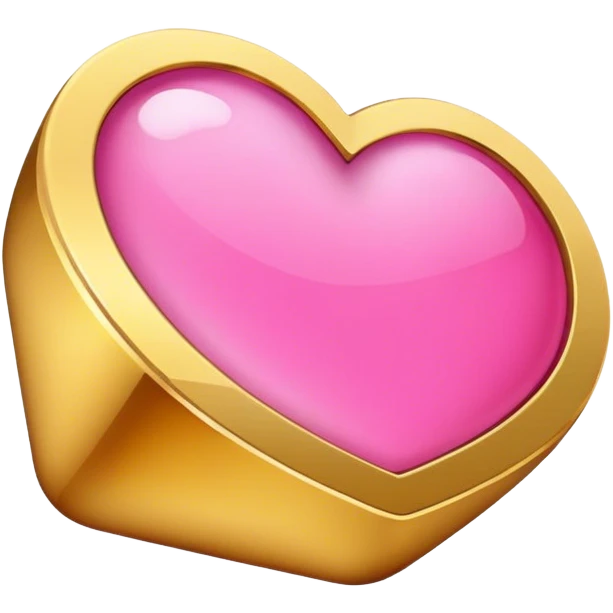 belief gold pink emoji