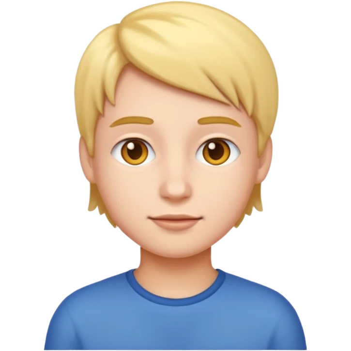 young person, emoji style emoji