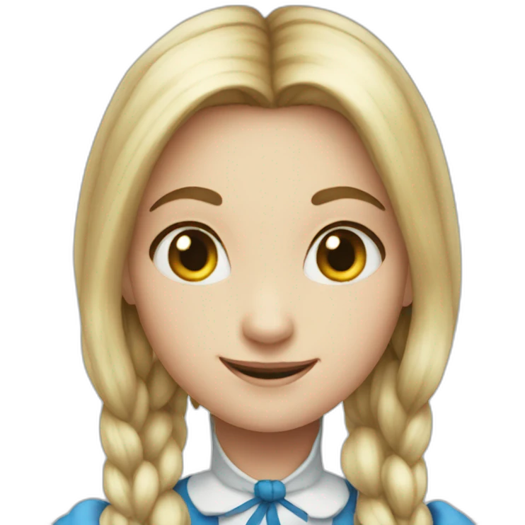 Alice in wonderland emoji