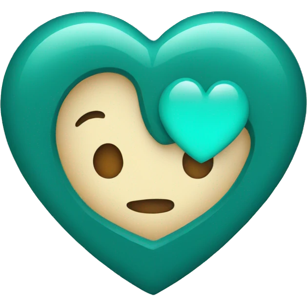 teal heart emoji