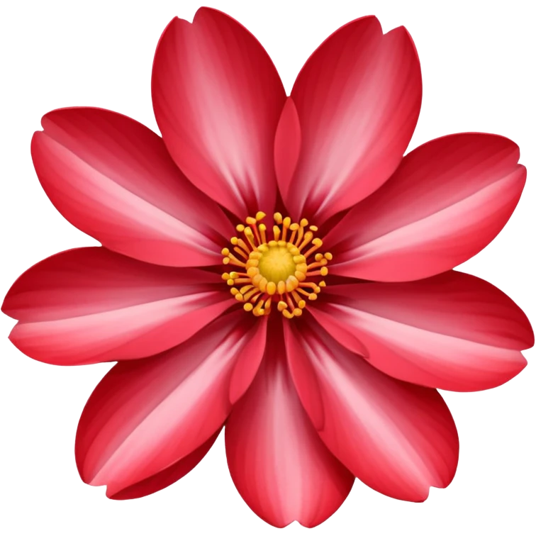 red zakura flower emoji