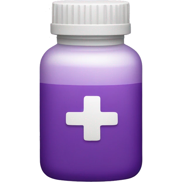 Purple medication  emoji