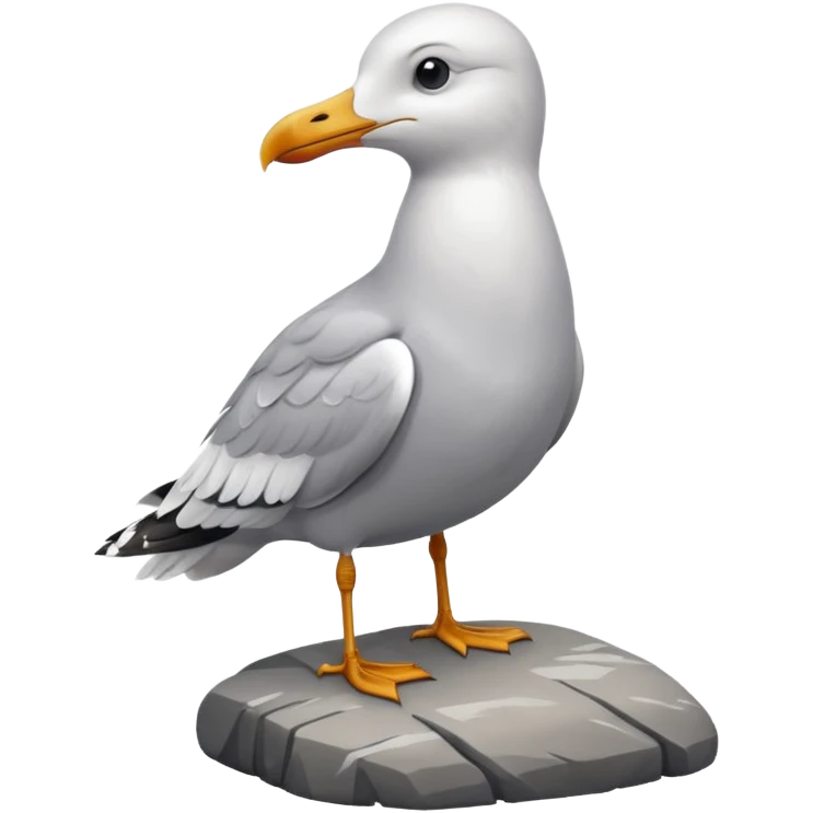A cool seagull  emoji
