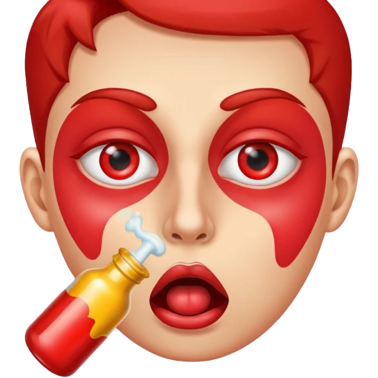 Smelling poppers emoji