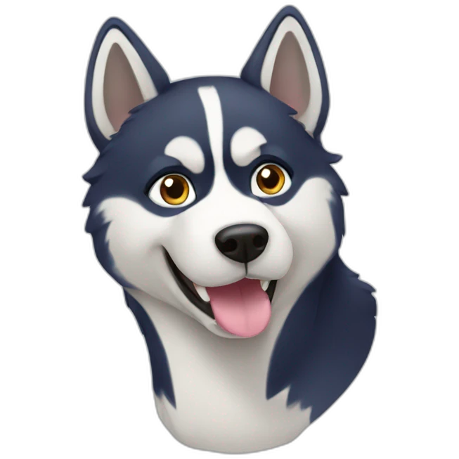 Husky emoji
