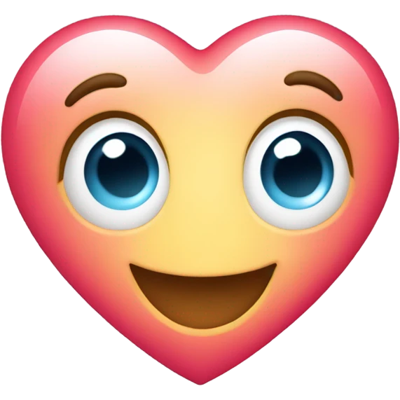 Cute heart emoji