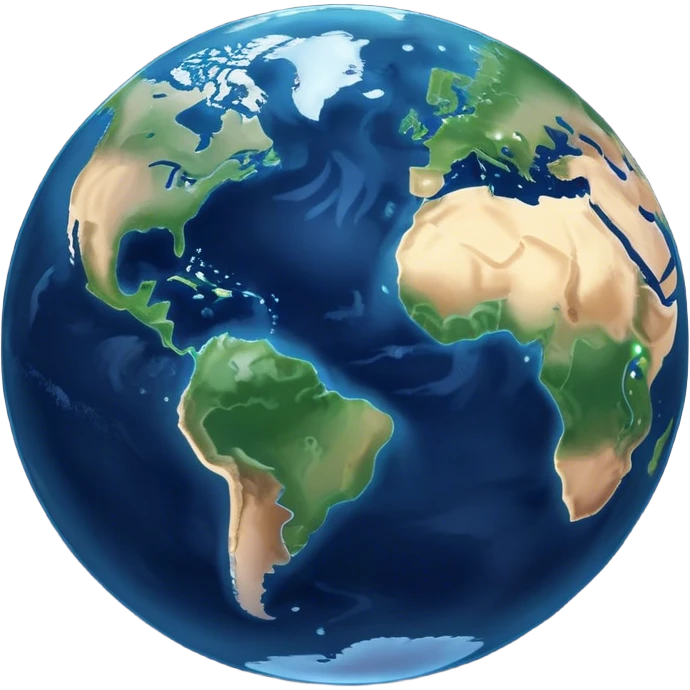 the earth from a distance at night emoji