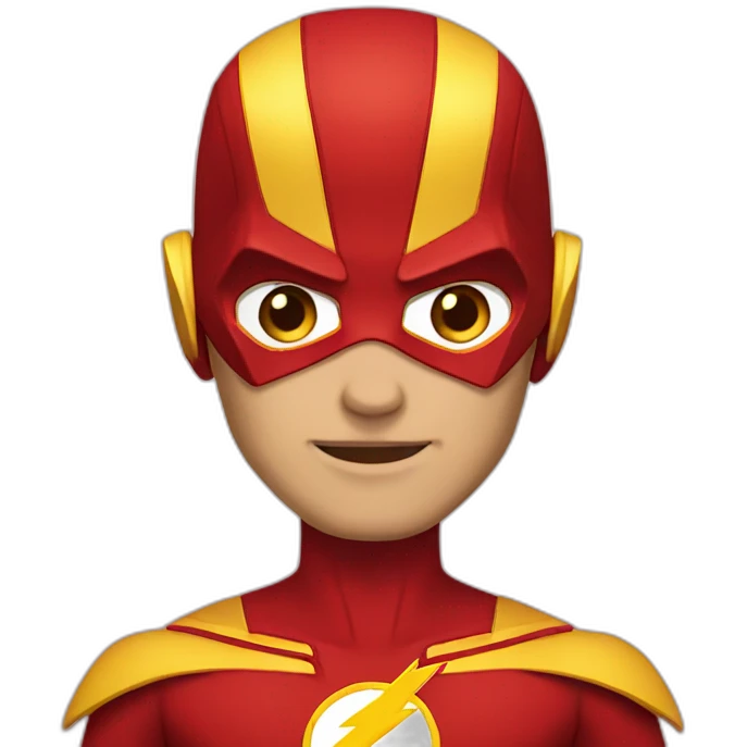 Flash barry allen costume emoji
