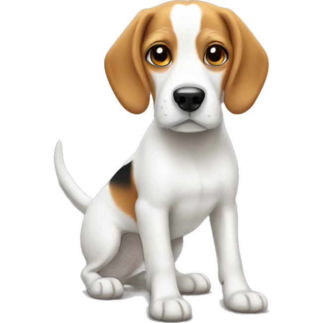 White beagles  emoji