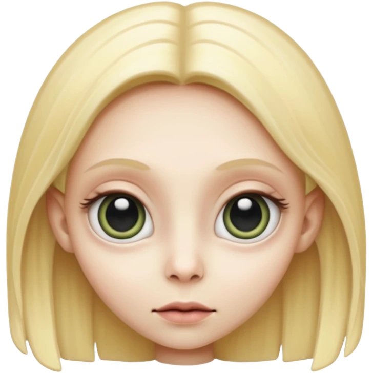 blonde alien emoji