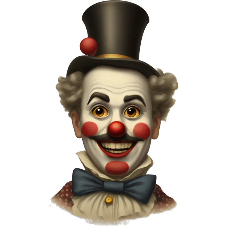 1800s Circus clown  emoji