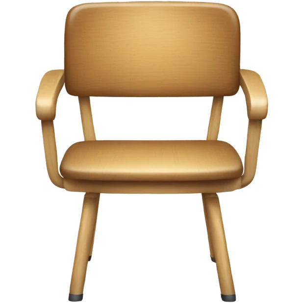 class chair with  emoji