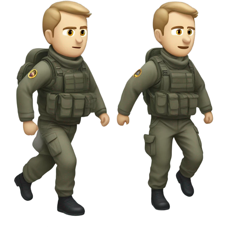 Russian spy floating  emoji