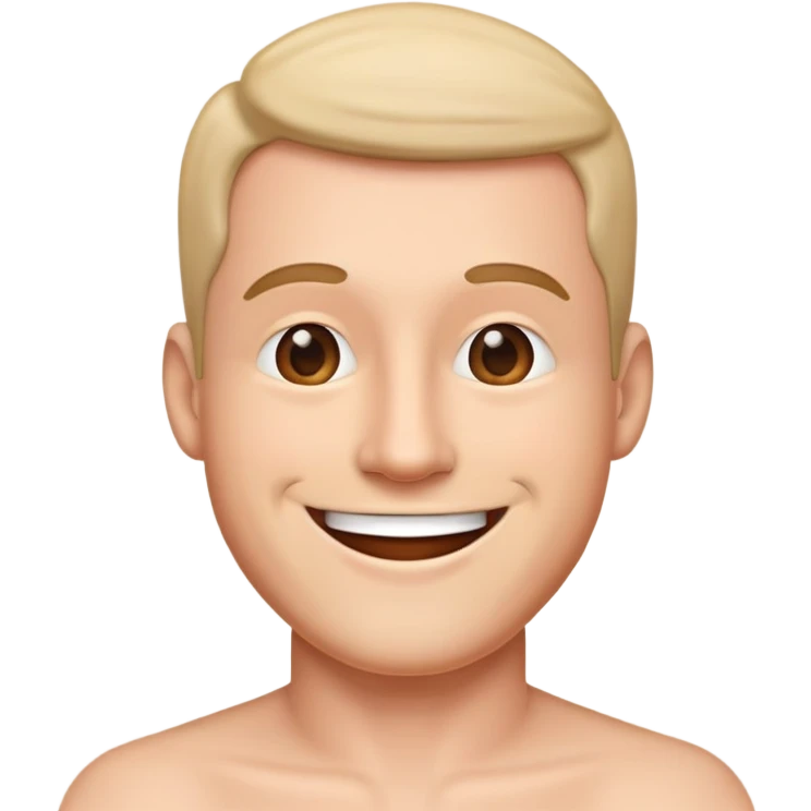 Smile and penis emoji