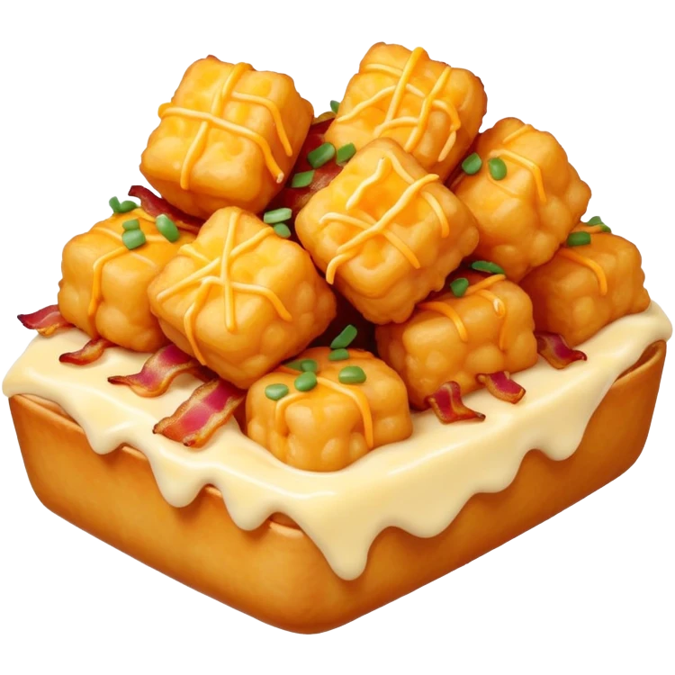 Loaded tater tots emoji