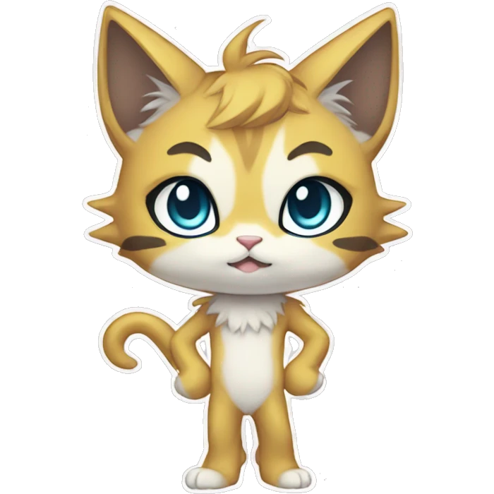 Catboy-Chibi-Sona-Shiny-Fakémon full body emoji
