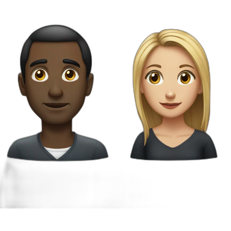 Eric Zemmour in a relationship with a black person of color emoji