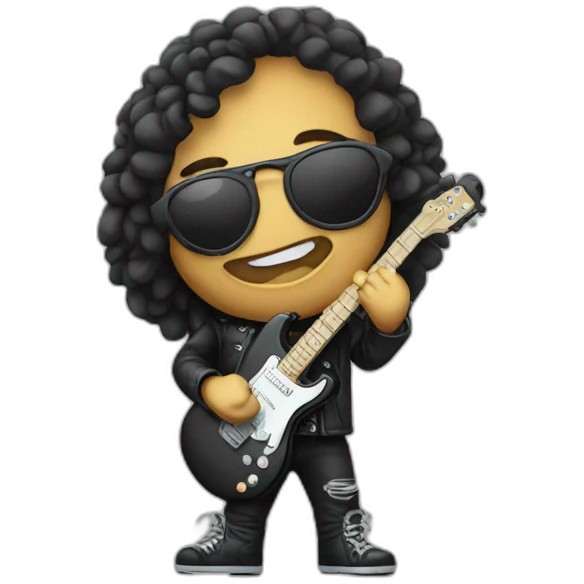 Rock and roll emoji