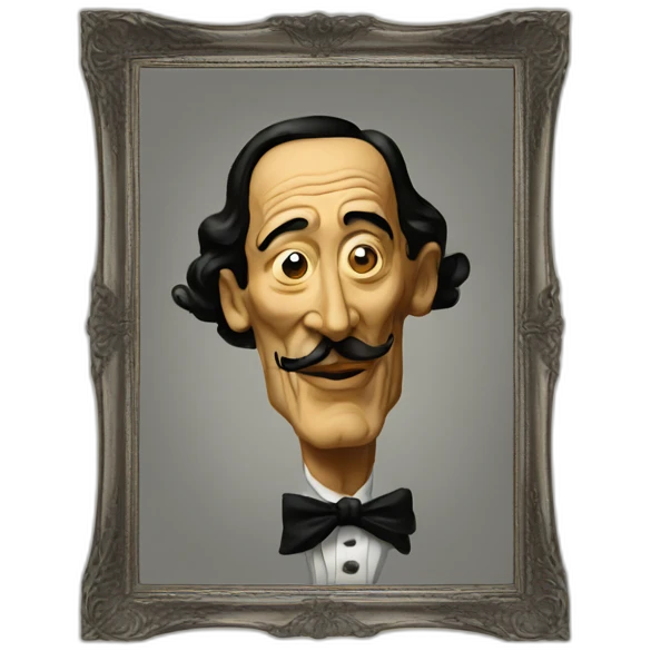 DALI painting emoji