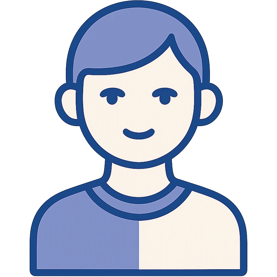 avatar icon, geometric shapes, flat design, modern icon style emoji
