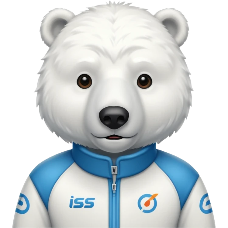 polar bear f1 driver  emoji