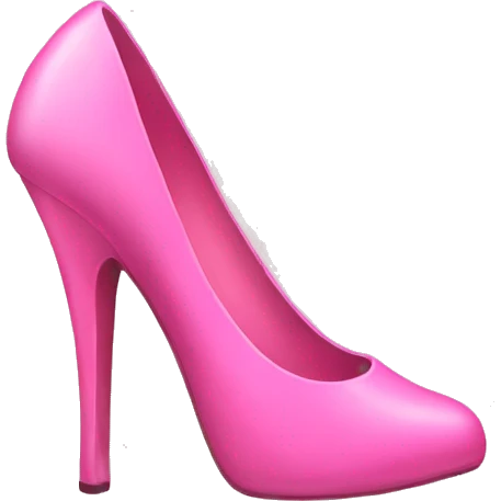 pink shoes emoji