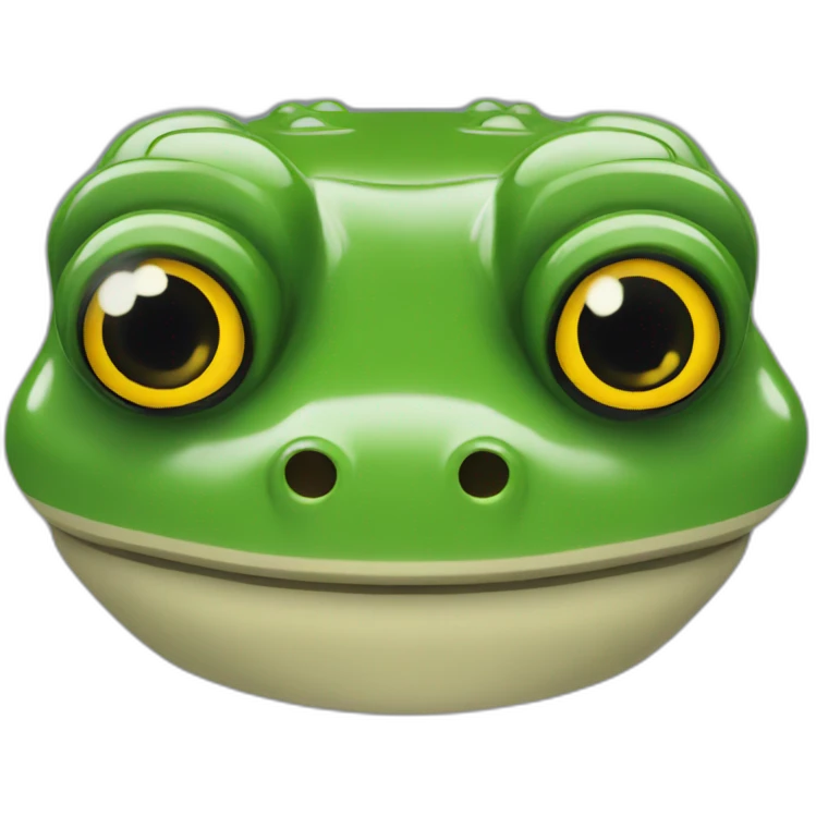 Lego frog emoji