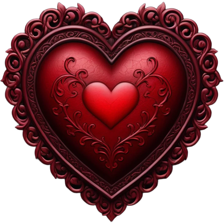 gothic heart emoji