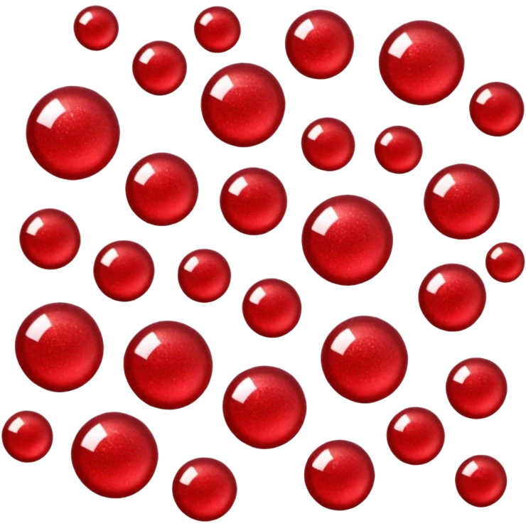 red glitter setor emoji
