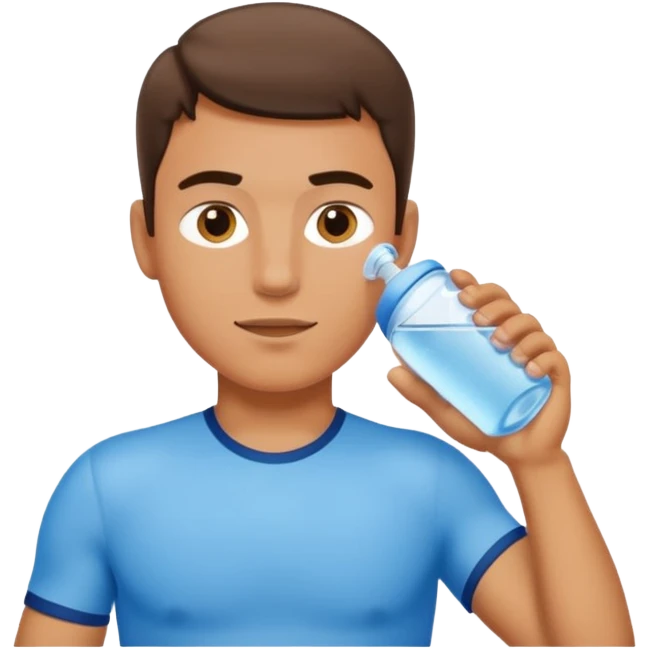 sportman drink emoji
