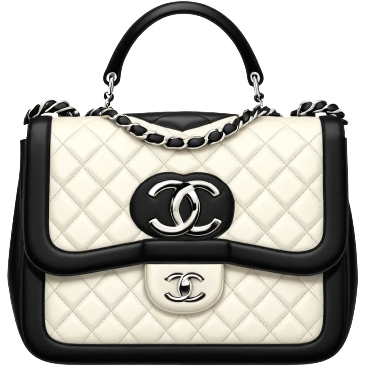 chanel white bag emoji