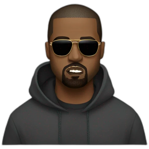Kanye west performing emoji