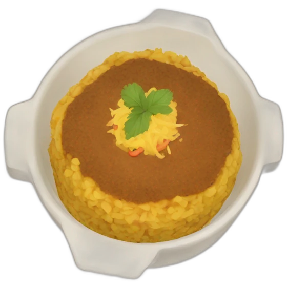top down view of Mofongo emoji