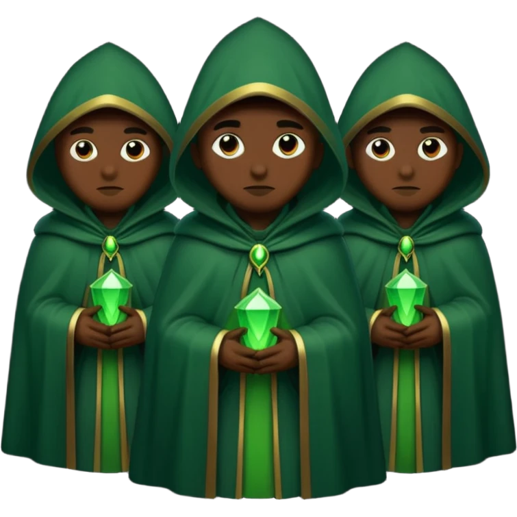 green Cloaked night guards emoji