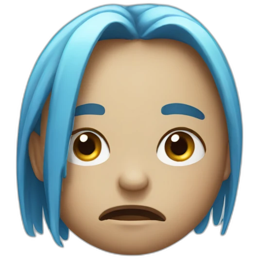 Crying bonbon emoji