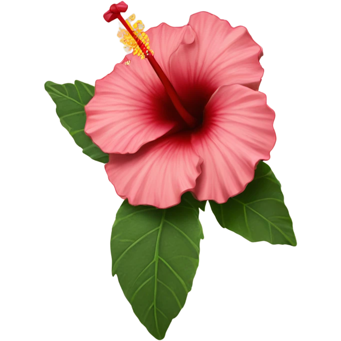 Hibiscus flower emoji
