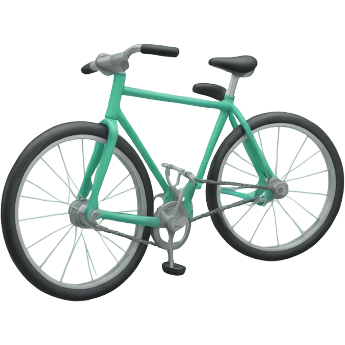 bike with wheels made out of glass emoji