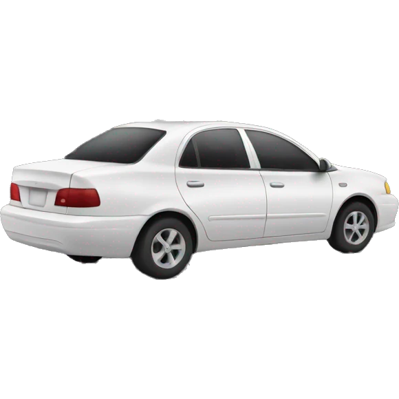 Car with smoke  emoji