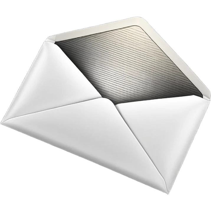 Open envelope + blank card, copperplate engraving + micro-stipple, pure black on pure white, crosshatch shading only, sharp, chiaroscuro + volumetric rays, tiny #fbcfe8 glow highlights --ar 16:9 --style raw --no 3d, glossy, gradients, gray, sepia, text emoji