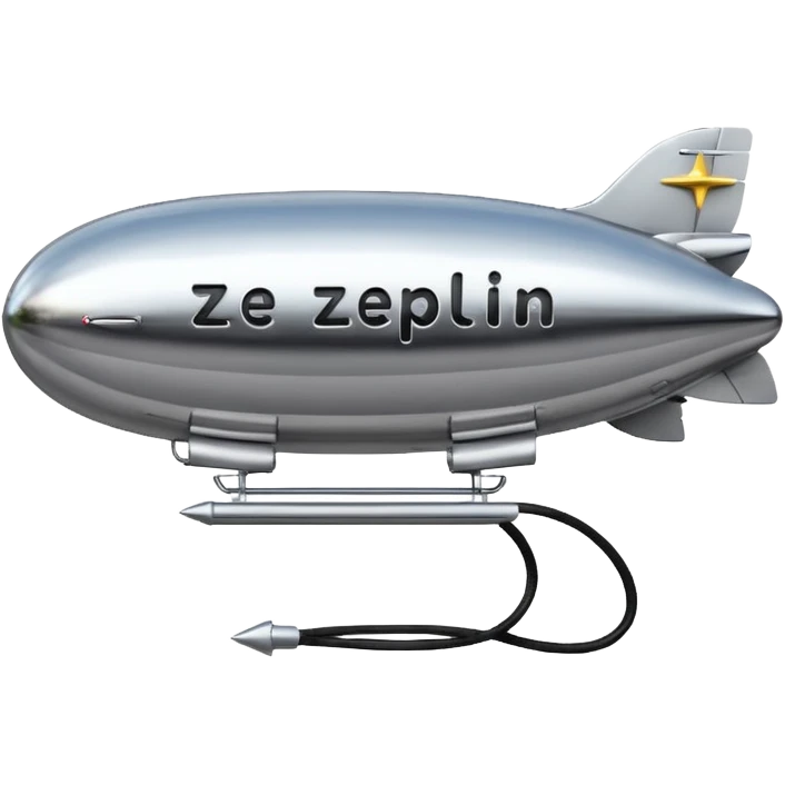 create a zeppelin on there stands the world is yours like in scarface emoji