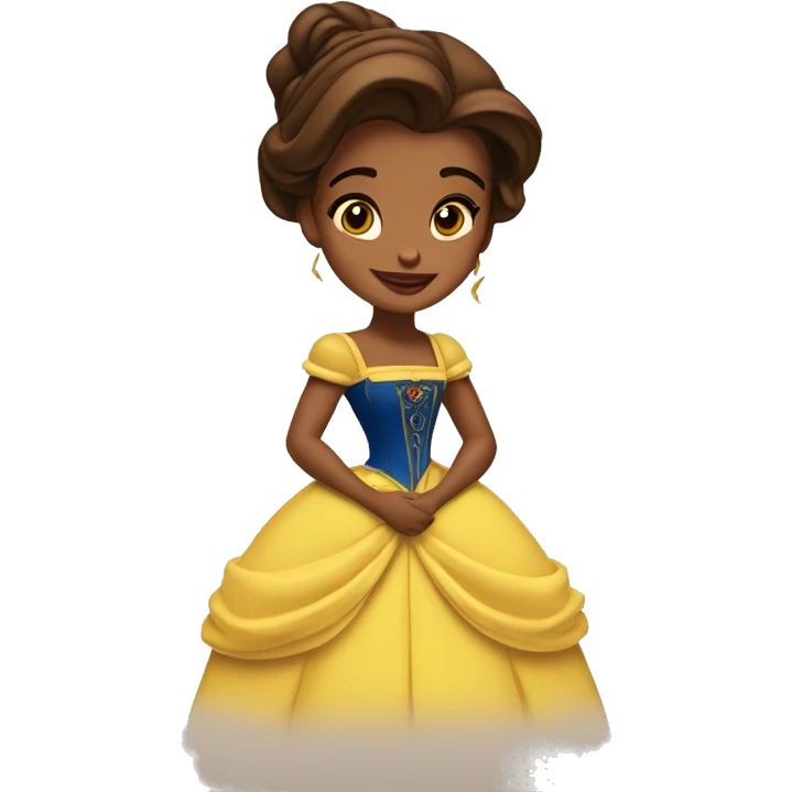 beauty and the beast belle emoji
