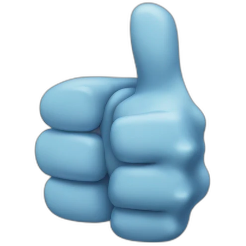 thumbs up with three thumbs emoji