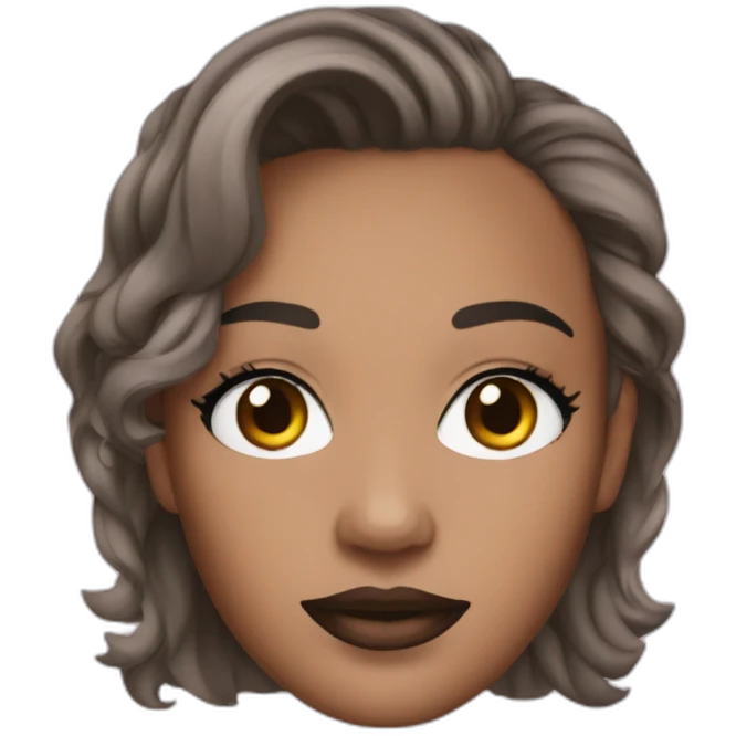 Morgan makup emoji