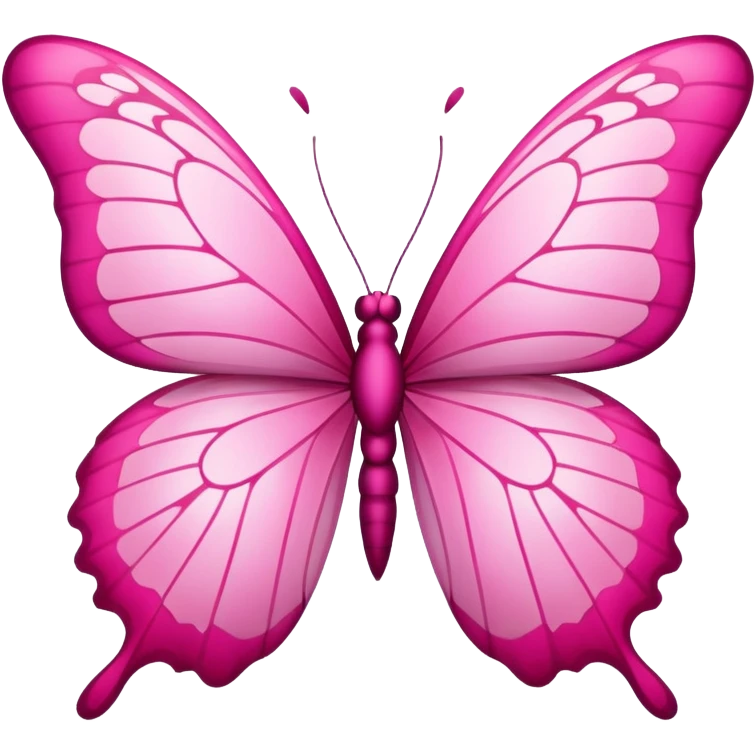 pink butterfly emoji