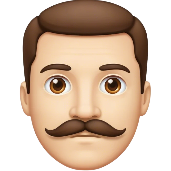 Personne avec une moustache  emoji