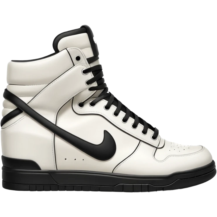 rick owens milk dunk all white emoji