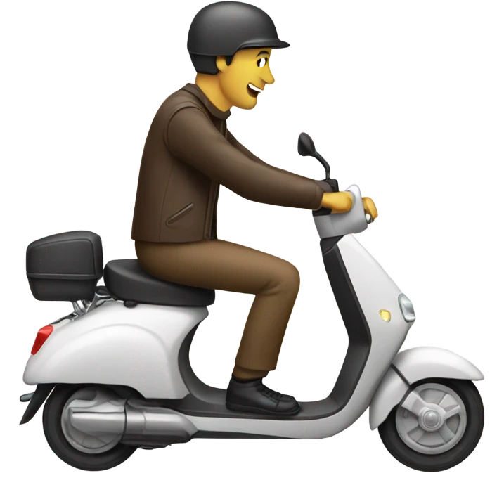 Riding e scooter  emoji