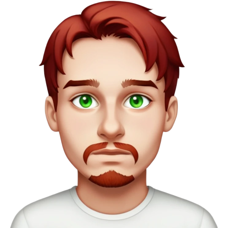 male, wearing white shirt emoji