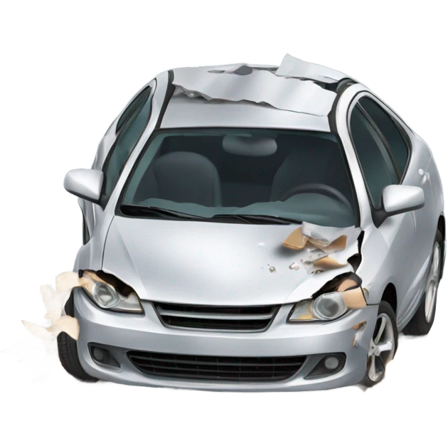 Car crash emoji