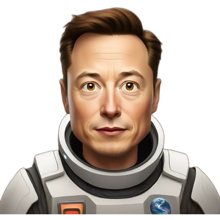 Elon Musk sur Mars emoji